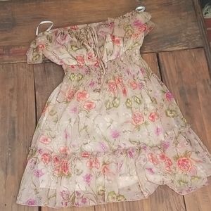 Papaya | Strapless Dress - S